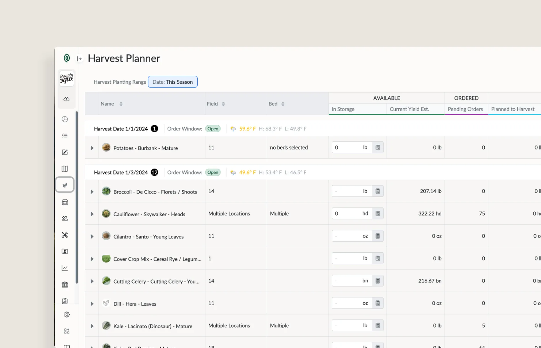 Streamline your harvest planning